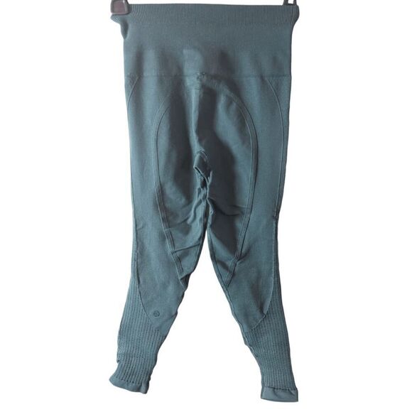 LULULEMON ATHLETICA Flow & Go Crop in Deep Green Size 4 - Picture 6 of 6